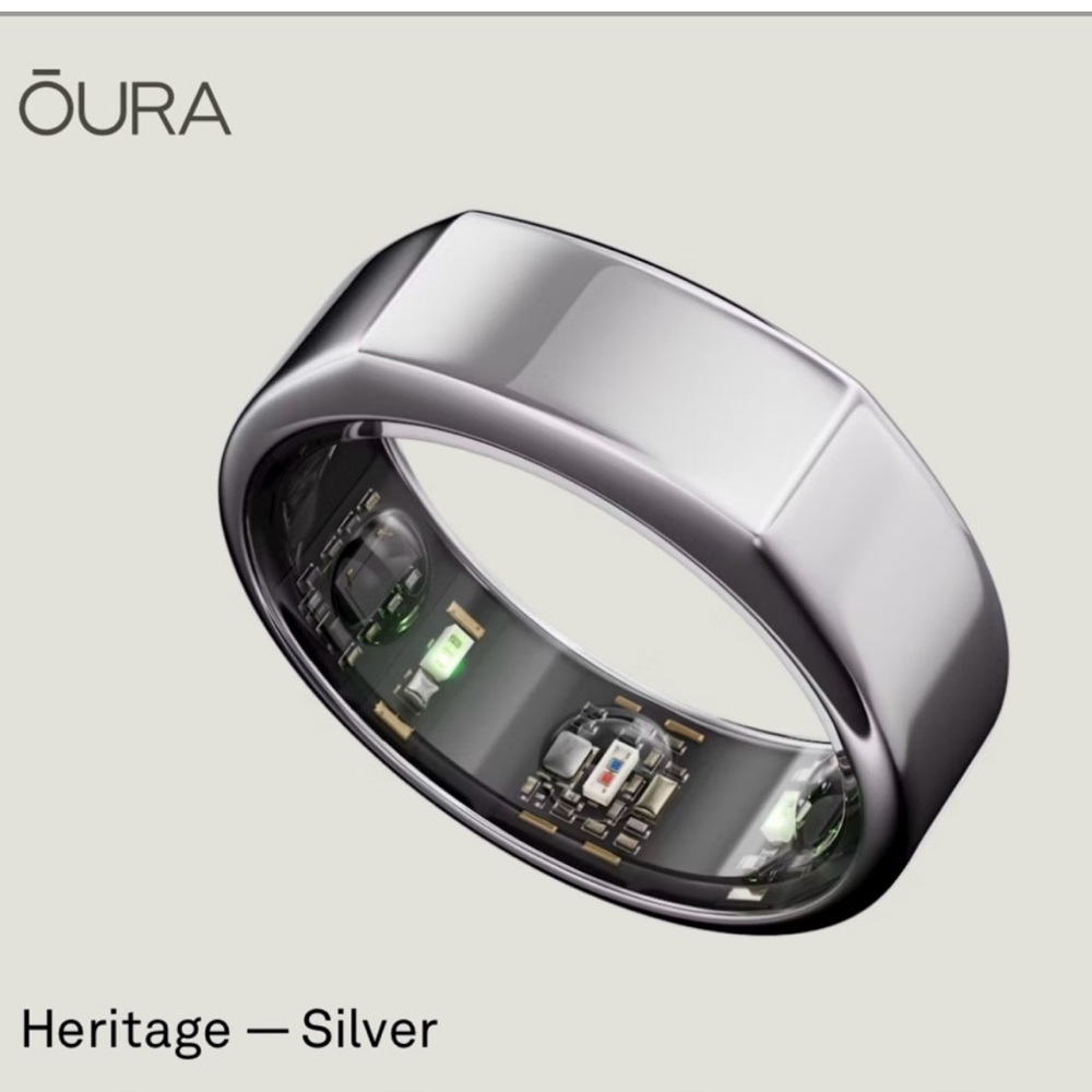 Oura Ring Heritage | Gen3 | Silver | Size US 7
